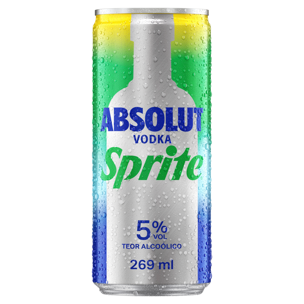 Bebida Mista Alcoólica Gaseificada Absolut Vodka Sprite Lata 269ml