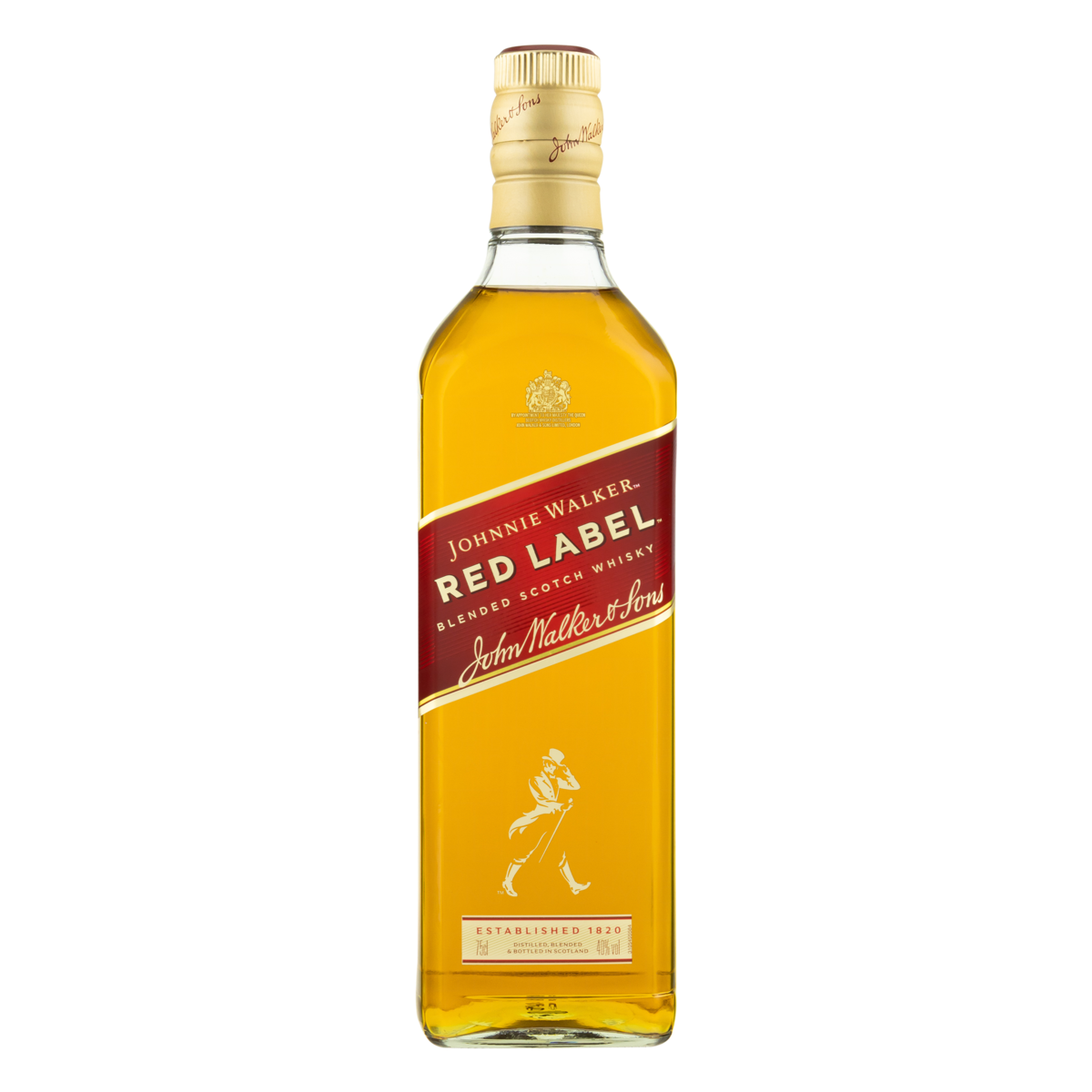 Whisky Escocês Blended Red Label Johnnie Walker Garrafa 750ml