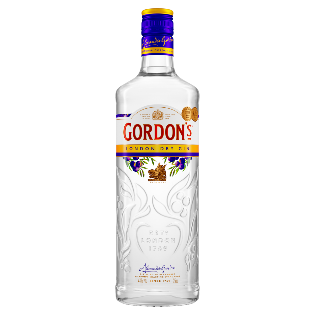 Gin London Dry Gordons Garrafa 750ml